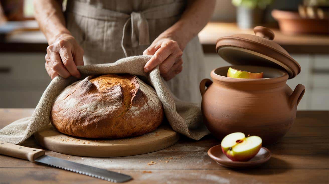 Brot frisch wie am ersten Tag: Einfacher Trick von Oma ? von Großmutter