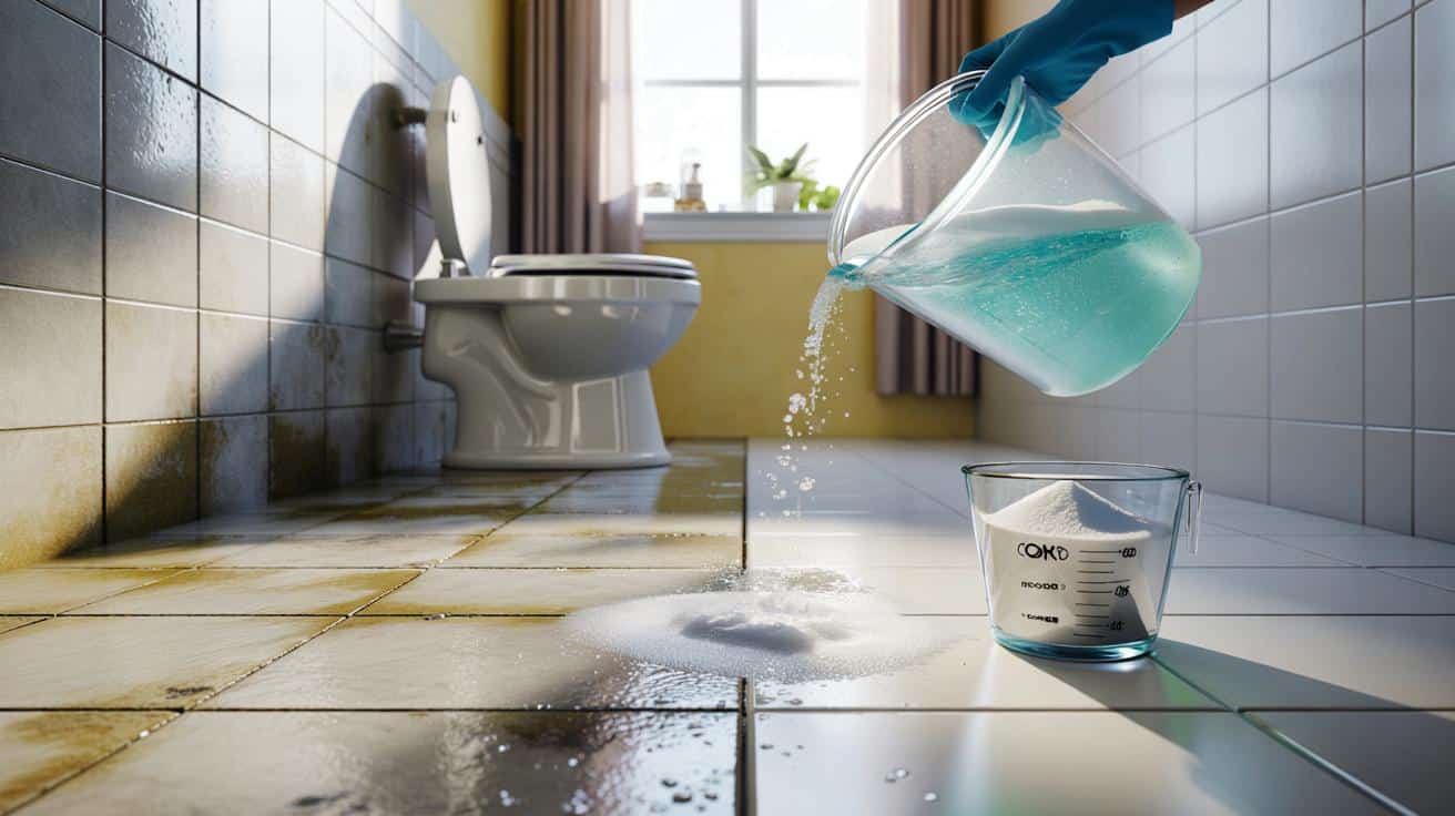 WC-Boden bleibt ohne Schrubben strahlend weiß – mit nur einem Messbecher dieses Produkts